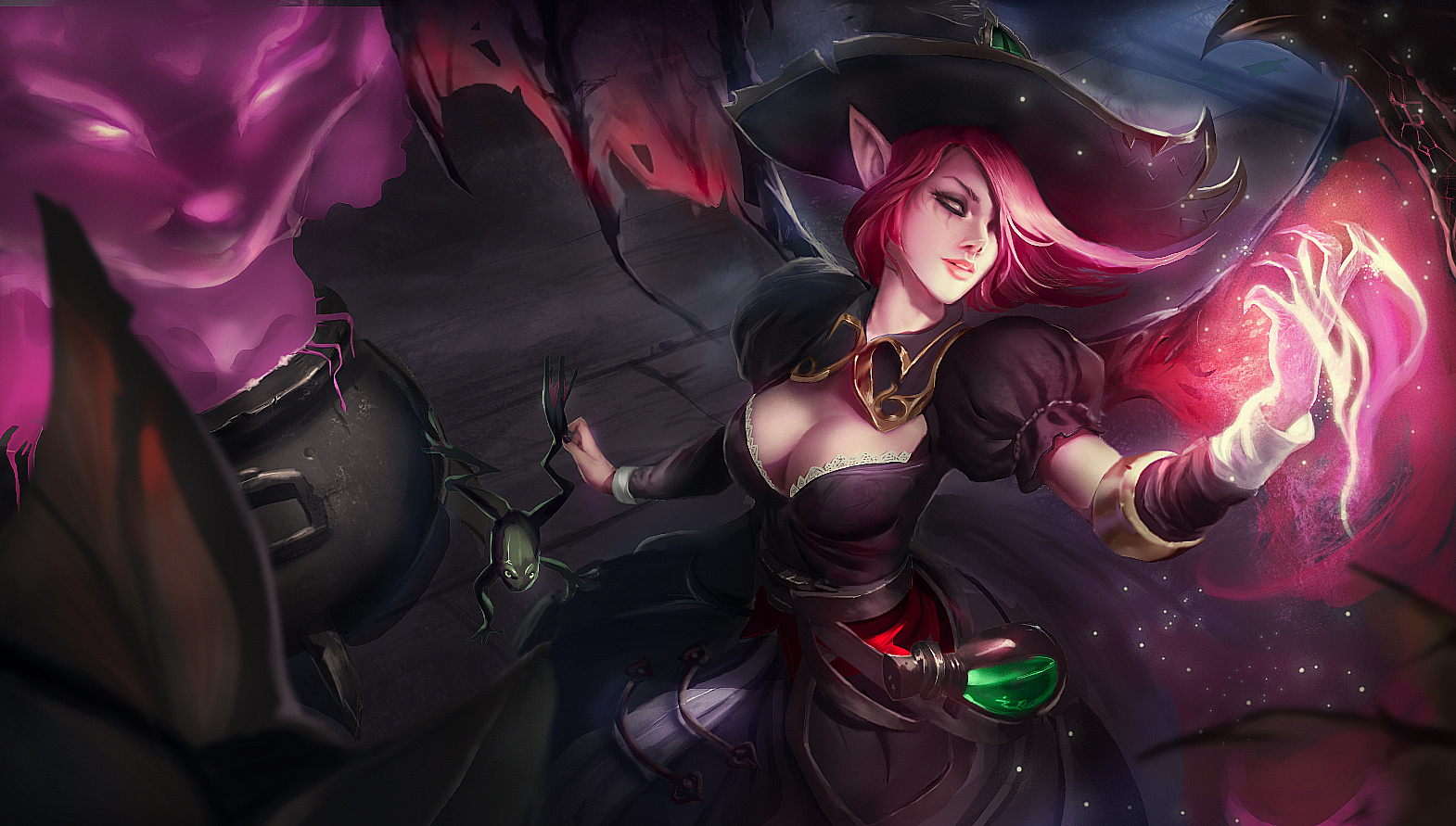 alex flores 莫甘娜 |插画|游戏原画|单车teenazhu - 原创作品 - 站酷