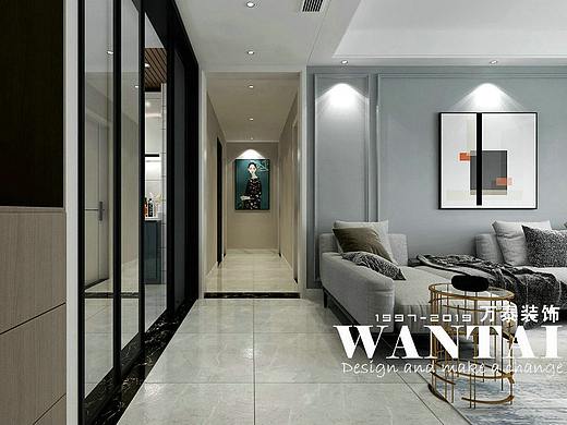 泰安万泰装饰万岳华府140m²现代风格装修效果图—孙旭