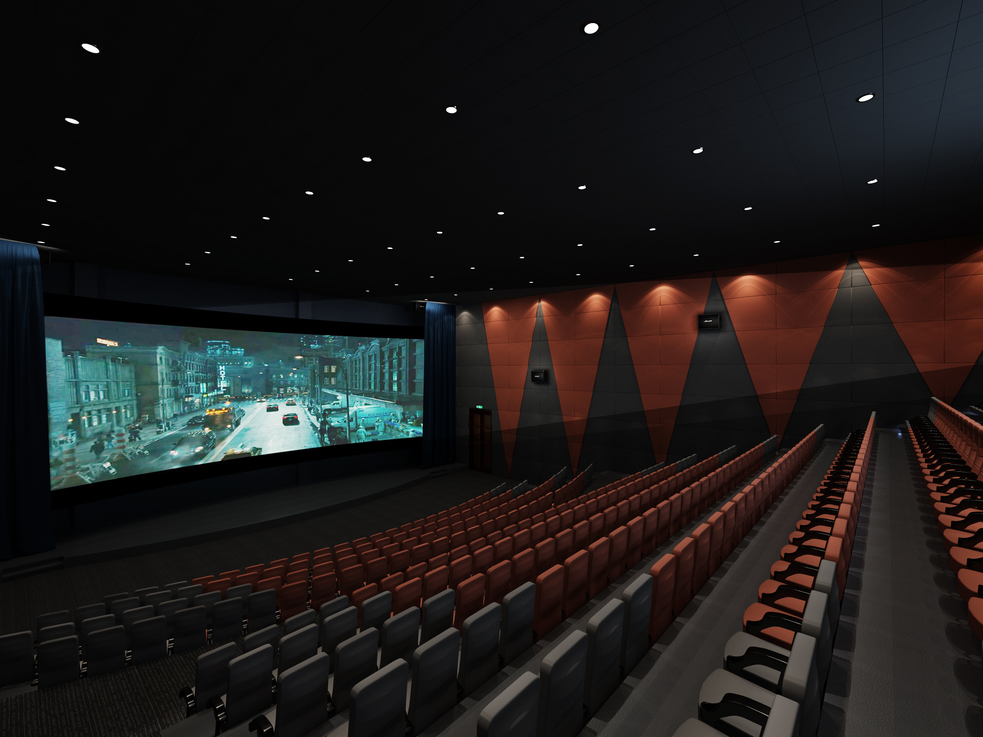 电影院大厅-建E网设计案例