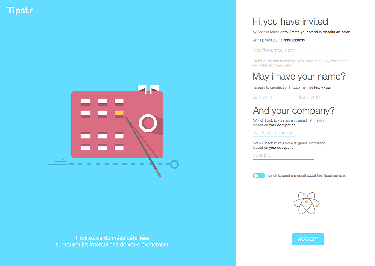 Tipstr 网站UI设计