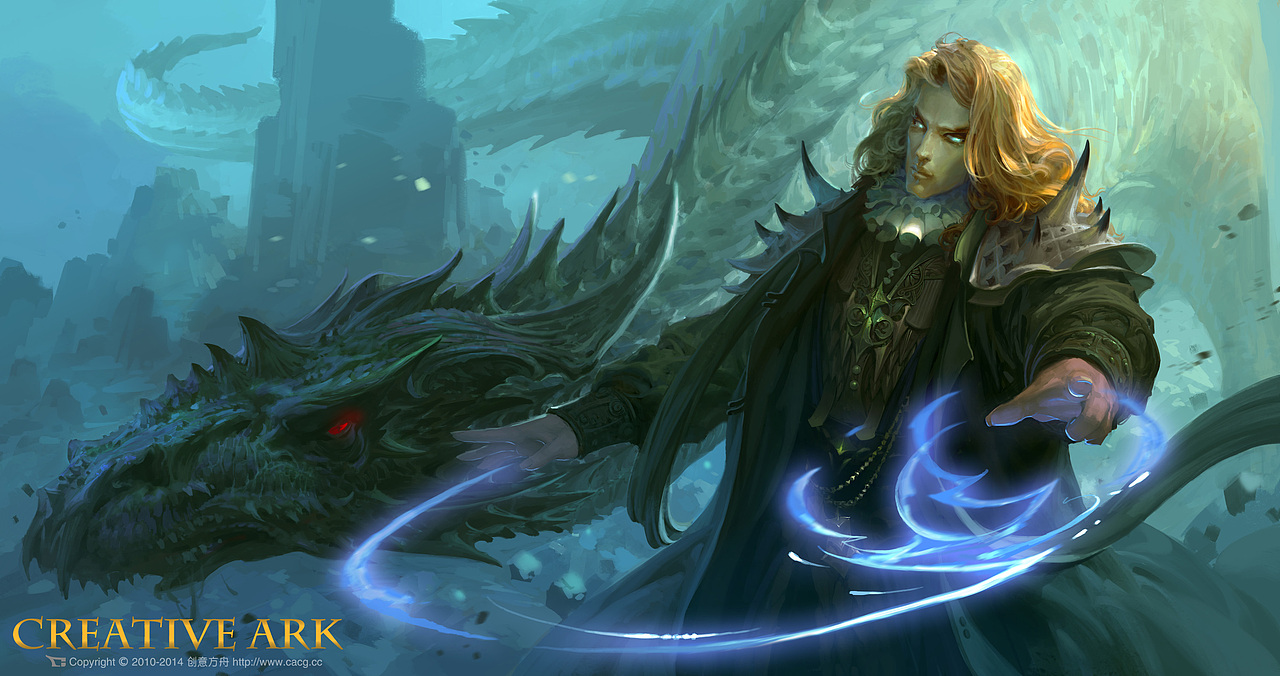 龙骑士作品与过程