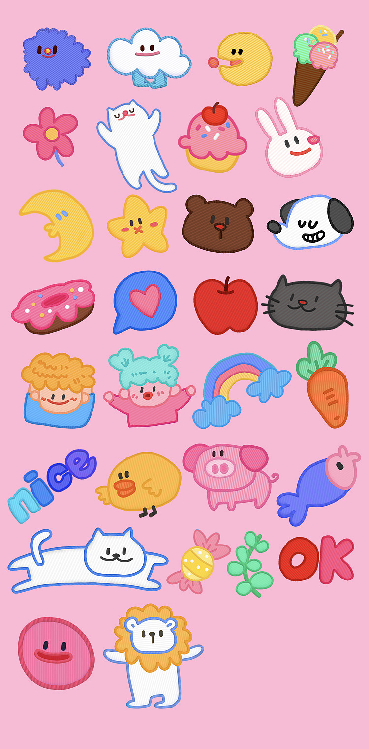 各种贴纸（图ZMTM4MDA4OTMy） - 商业插画 - 站酷设计师Simon叶大西原创素材 - 站酷ZCOOL