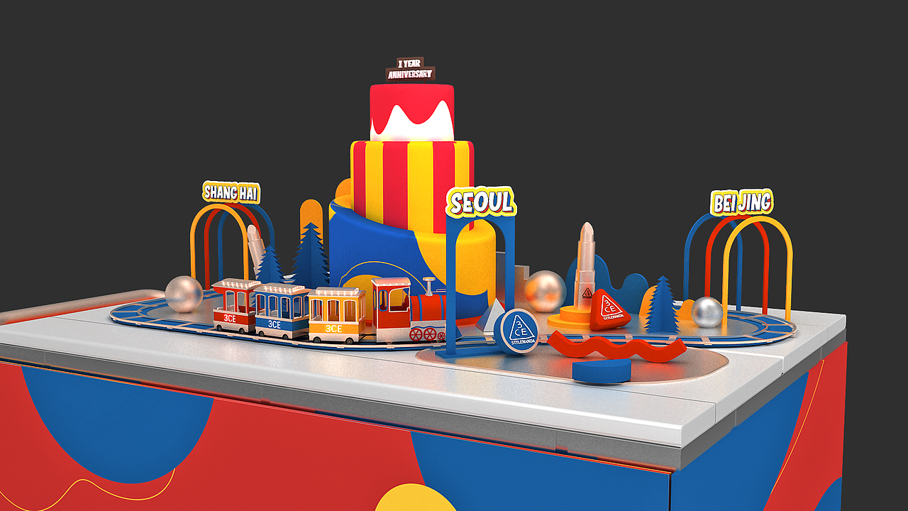 米奇妙妙屋 3CE店庆活动设计-寻妆作乐