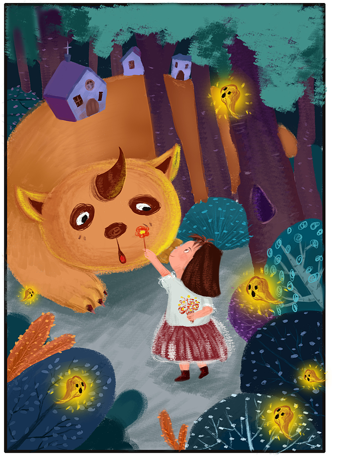 课堂作业（图ZMTg4MjE1OTg0） - 儿童插画 - 站酷设计师九月干饭原创素材 - 站酷ZCOOL