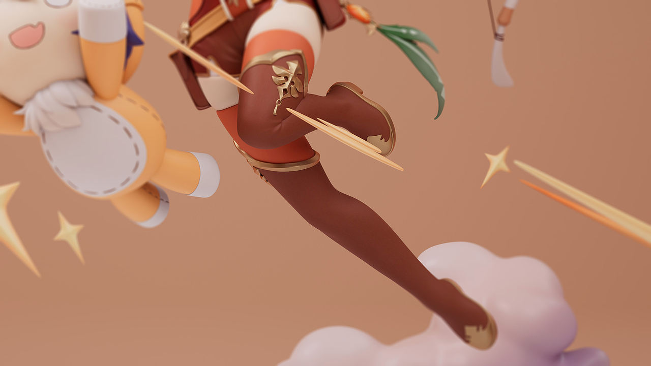 接头霸王  香菱&安柏