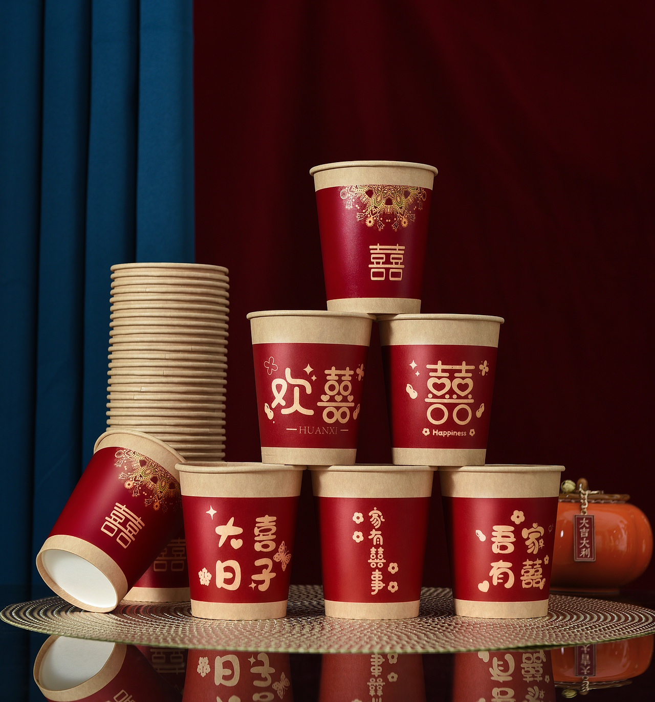 一次性纸杯拍摄