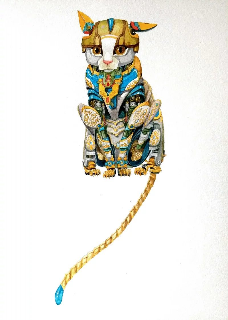 插画设计 艺术概念设定 奇幻机械系列