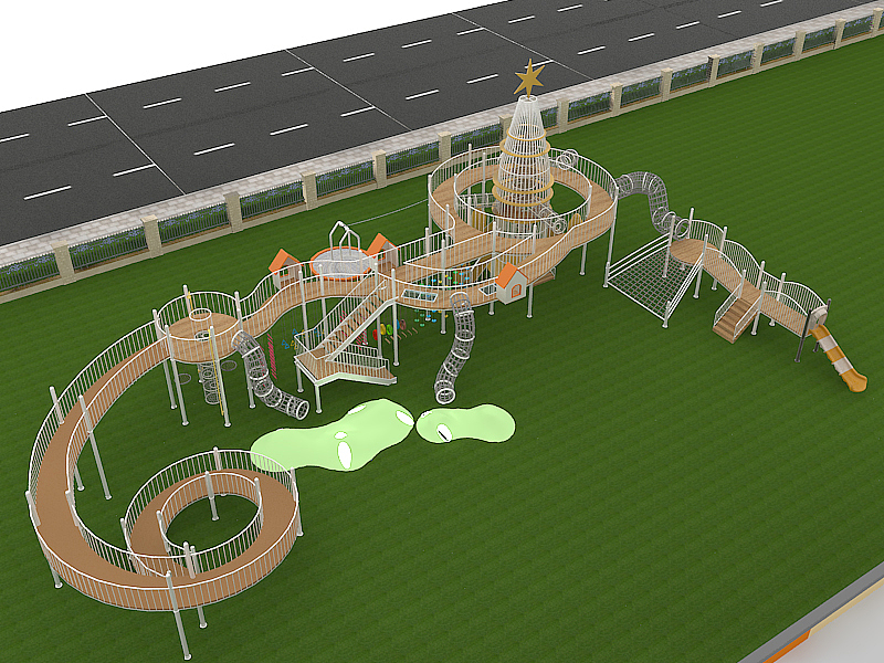 户外无动力游乐设施设计案例