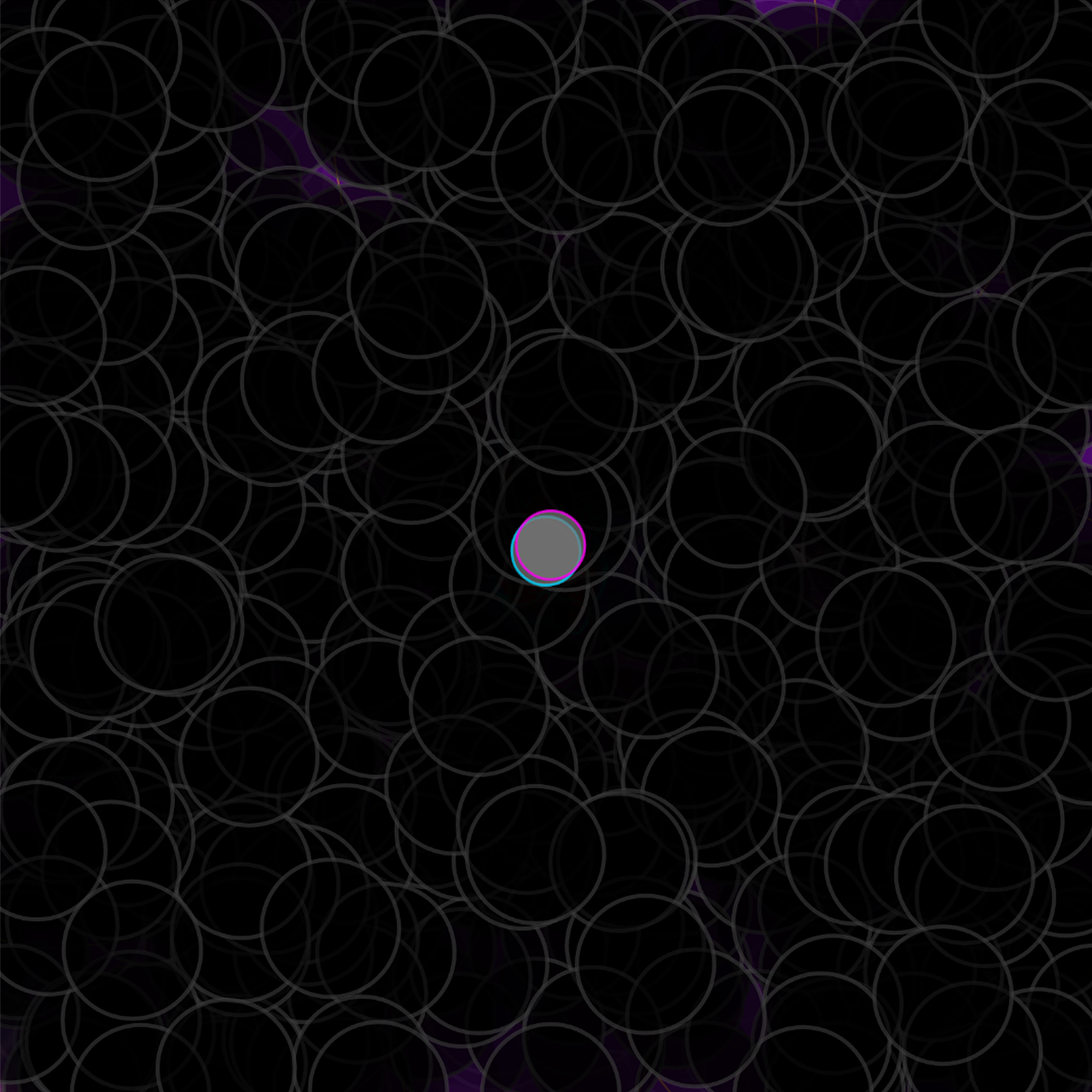 Then bad things happen, two individuals get so close that they want to totally possess and control each other. They have no personal space. Then, they started to quarrel, noise appeared in love. Finally, all the things go black,nothing left. The happy memories are also fragmented. The two separated and returned to the original point.