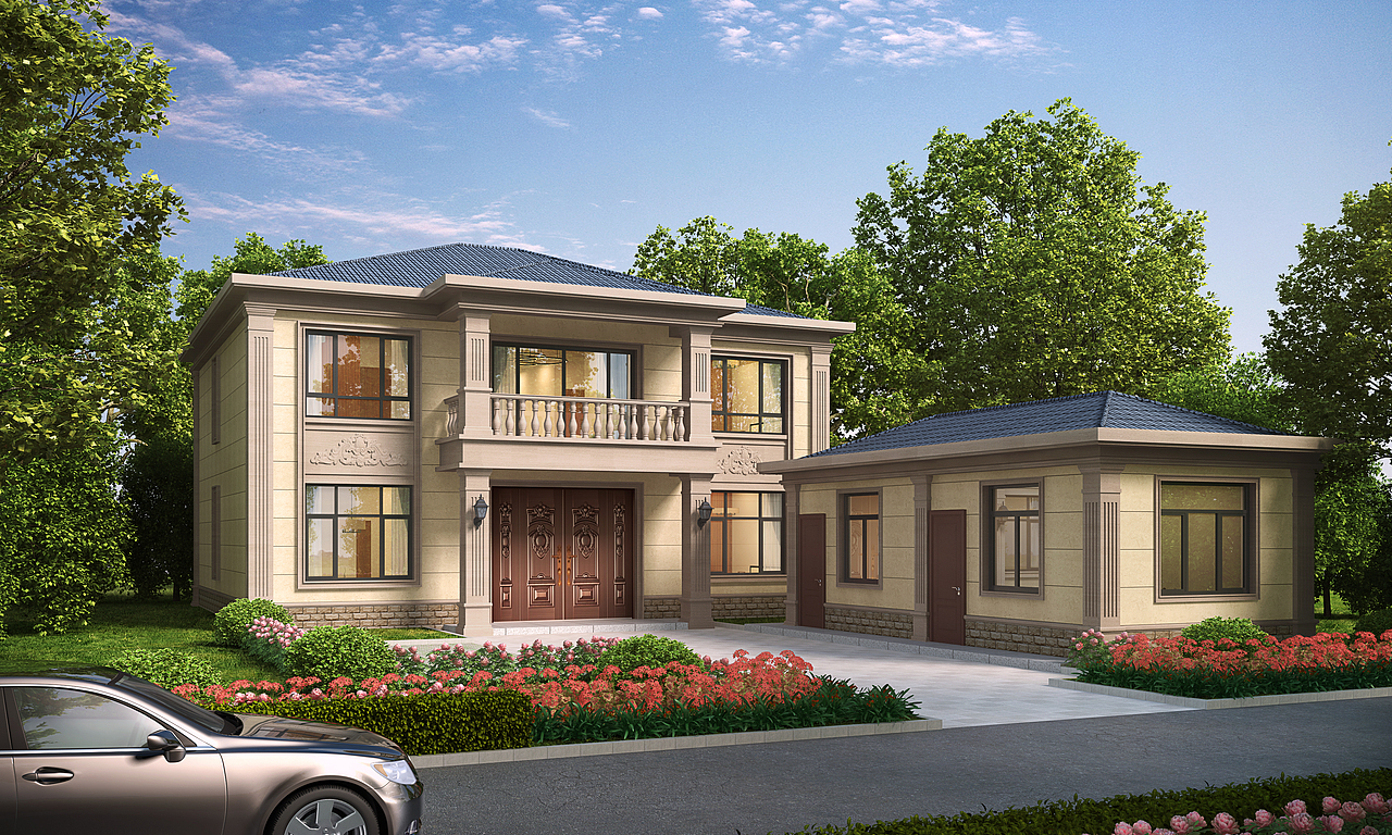 室外效果图表现--透视+鸟瞰