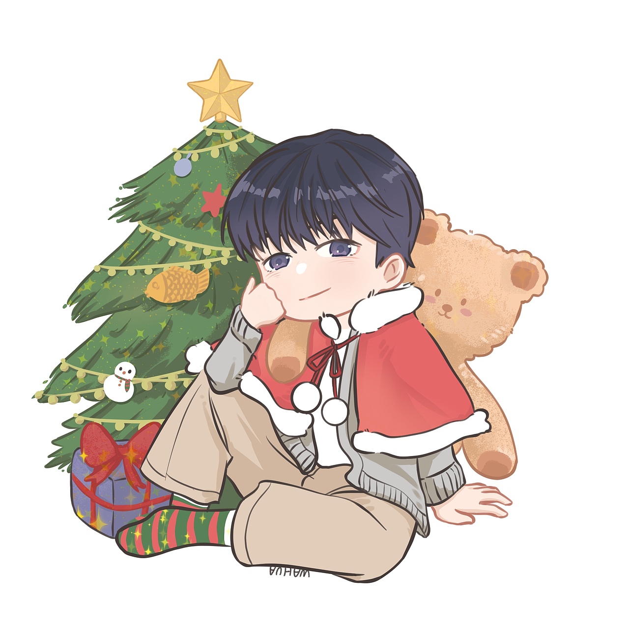 【个人练习】是给喜欢的艺人画的小插图