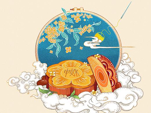 中秋节插画