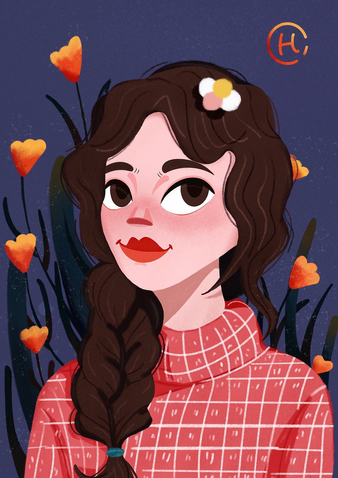 iPad 插画（图ZMTkwMDg1NjMy） - 创作习作 - 站酷设计师SNRIs原创素材 - 站酷ZCOOL