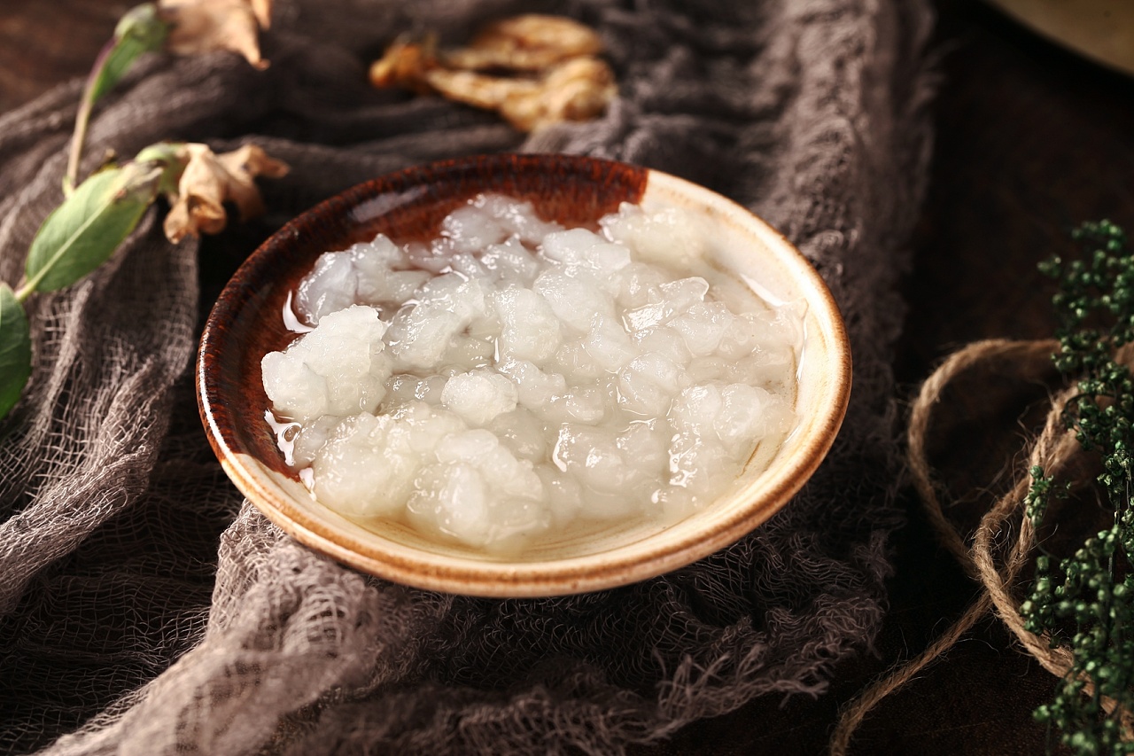 聚真宝堂滋补产品雪蛤油摄影