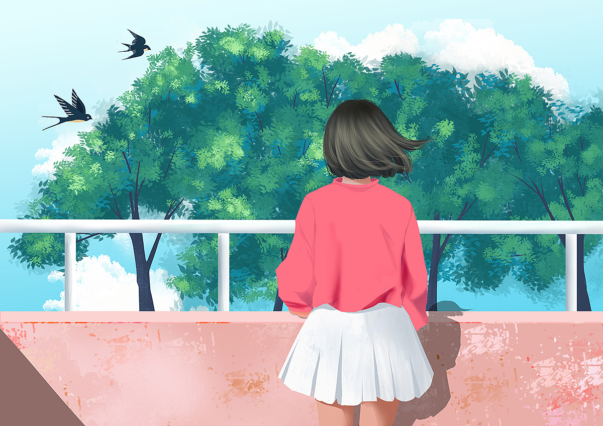 青春|插画|商业插画|fany68 - 原创作品 - 站酷 (zcool)