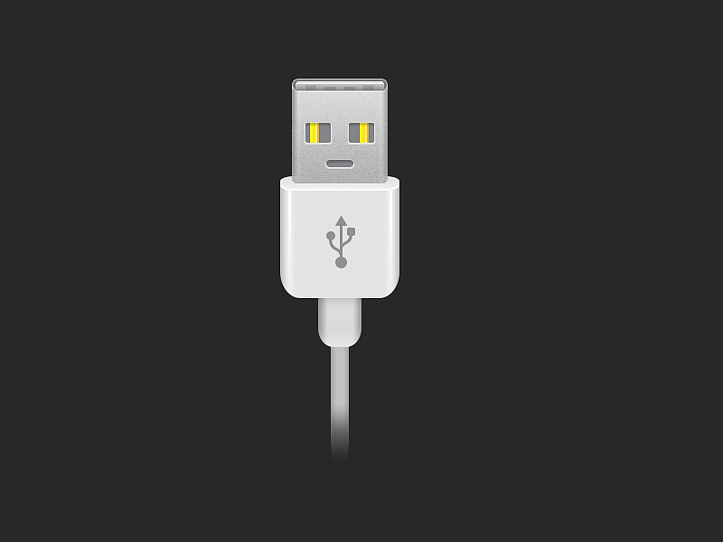 USB-拟物图标