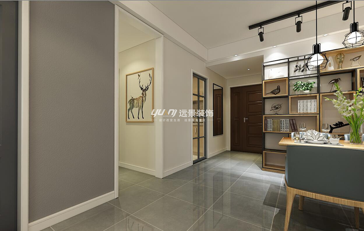 渝北约克郡装修案例-北欧-远景装饰照母山地址电话