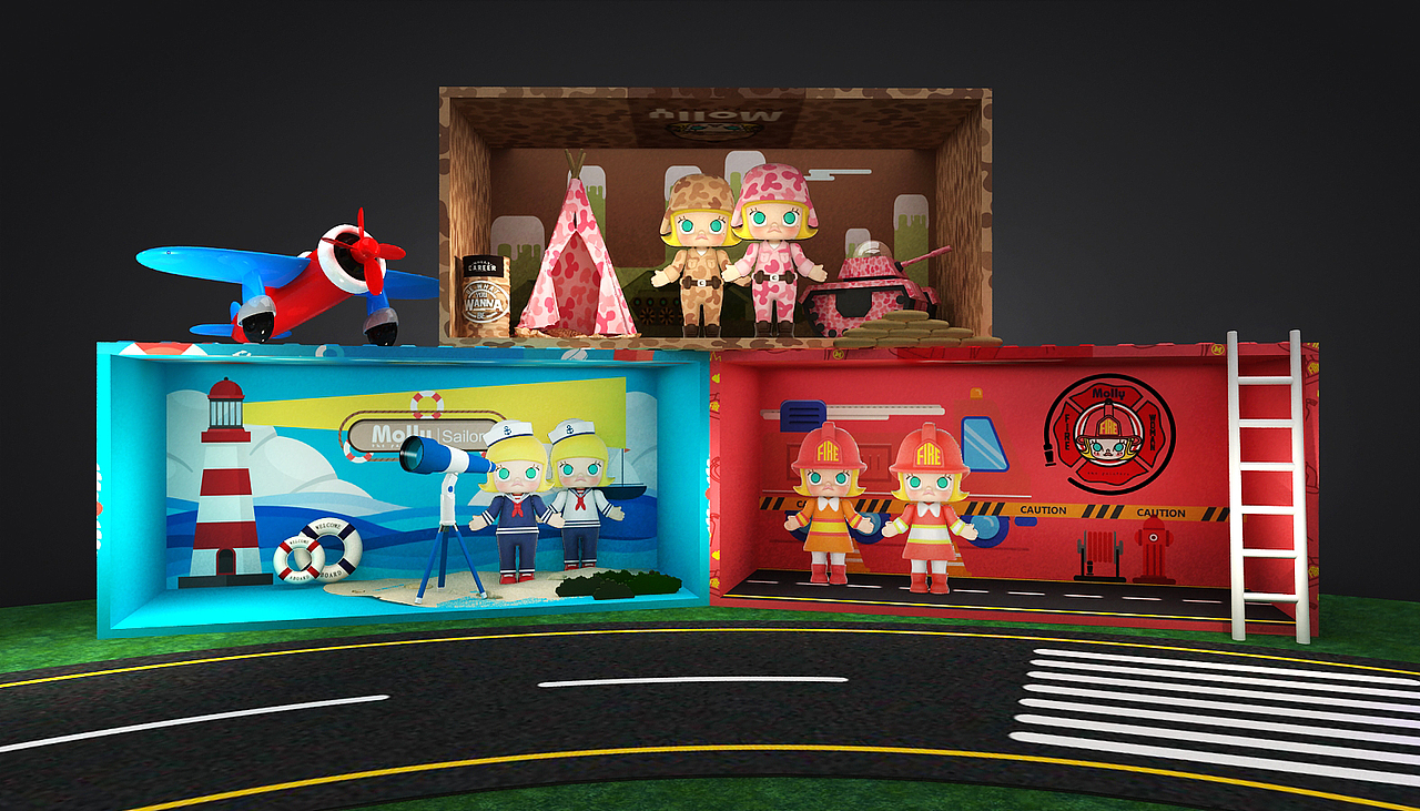 MOLLY商业美陈二（图ZMjEwMDM5MzE2） - 其他三维 - 站酷设计师林梢一抹绿如画原创素材 - 站酷ZCOOL