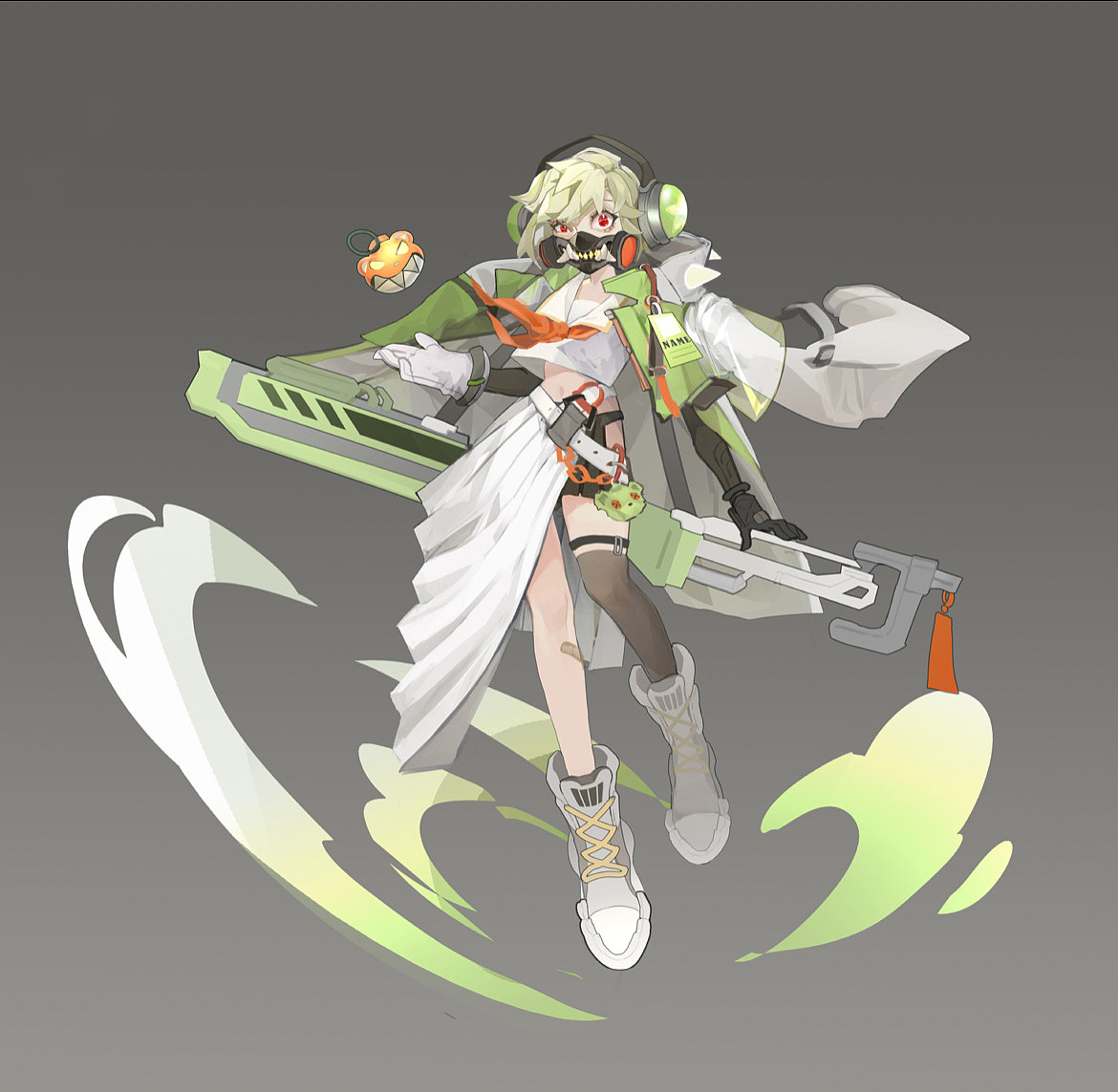 二次元游戏原画 角色设计 服饰设计