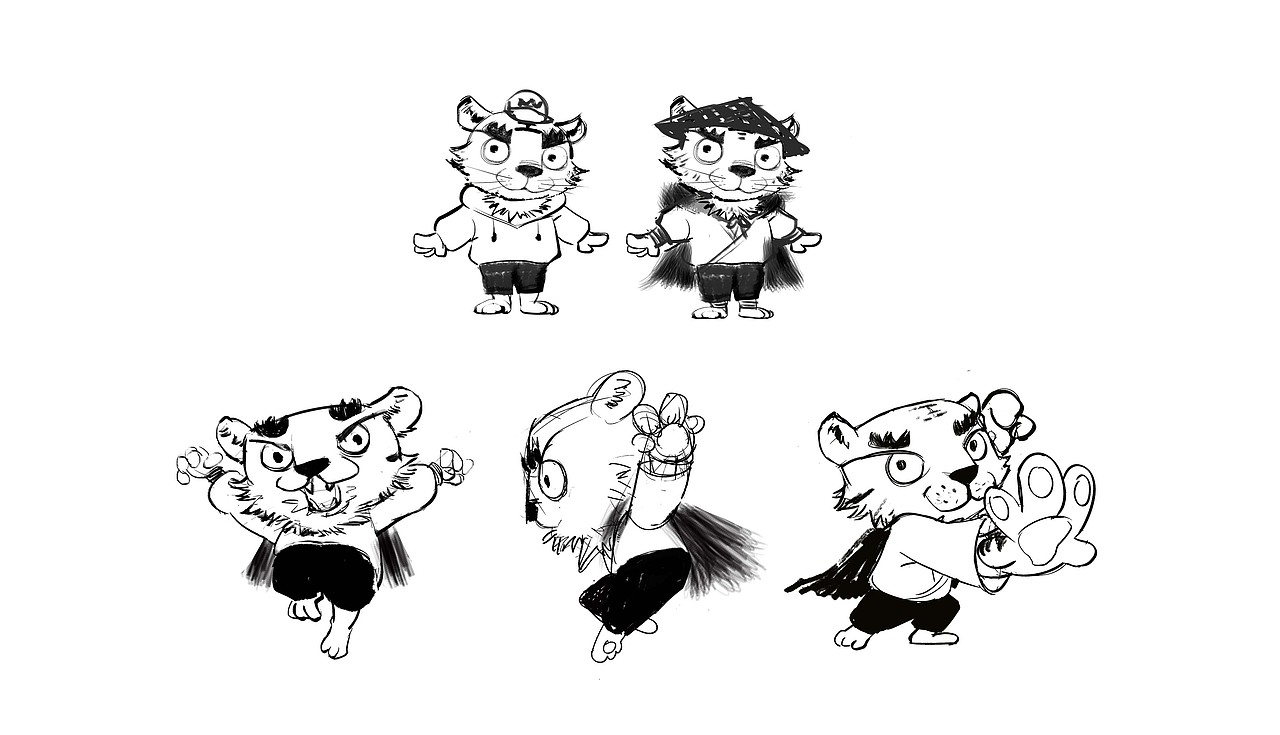 腾讯王卡品牌设计——滕小虎（图ZMTAzNjA3Njc2） - IP形象 - 站酷设计师欢乐英雄hahahero原创素材 - 站酷ZCOOL