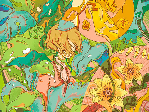 季节插画｜左滑请看一键上色