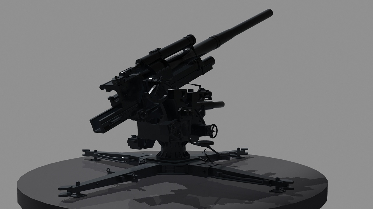 二战德制88mm高炮