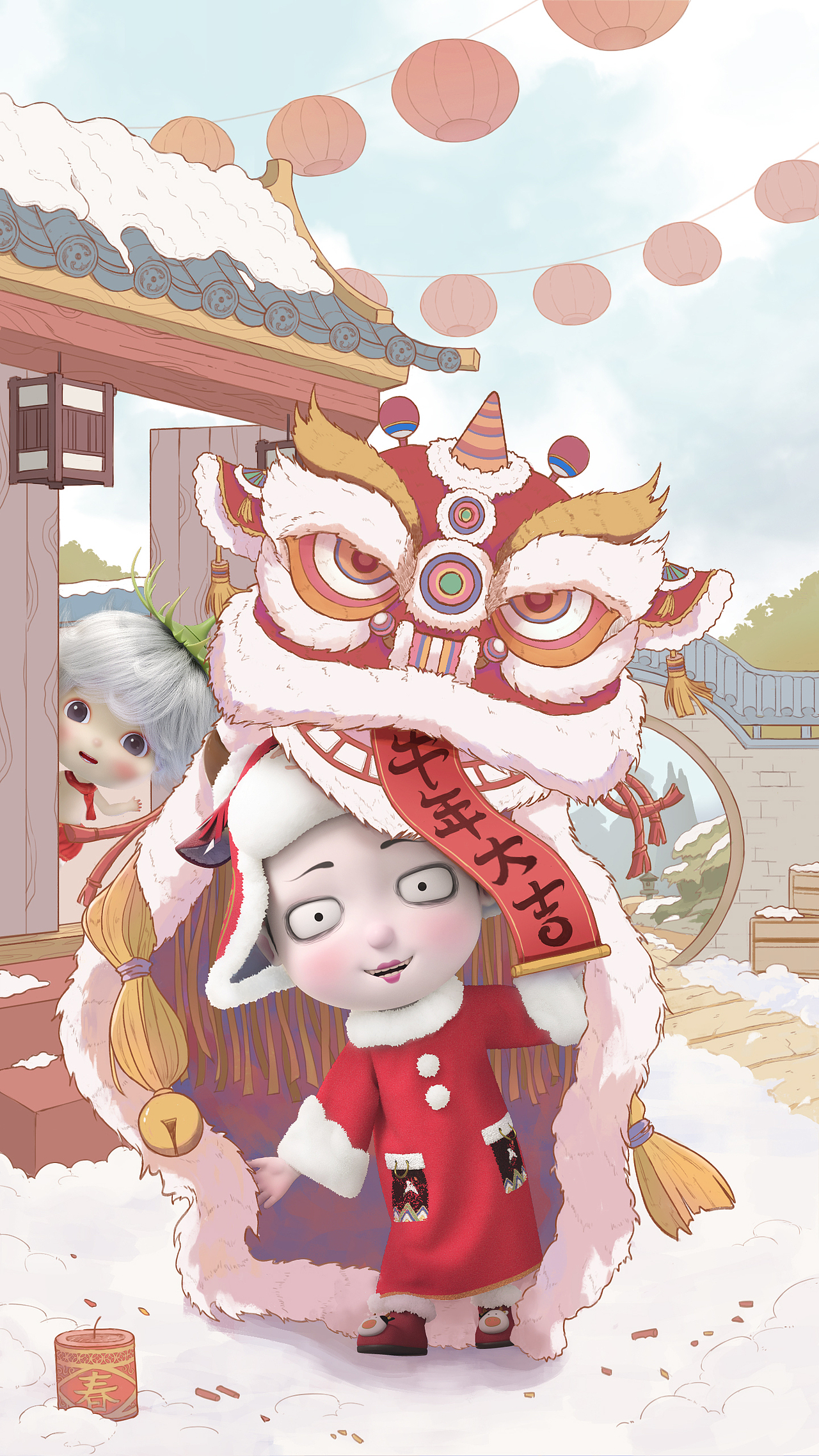 祝你岁岁常欢愉，年年皆胜意 | 僵小鱼新年头像&壁纸（图ZMjQyNjI5OTUy） - 动画片 - 站酷设计师僵小鱼原创素材 - 站酷ZCOOL