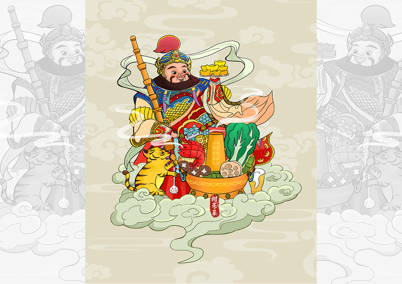 8月国风作品总结（图ZMjcwOTA4NzU2） - 商业插画 - 站酷设计师dawndan88原创素材 - 站酷ZCOOL