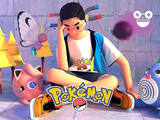 Pokémon-宝可梦系列 —— 放手过来C4D课程小结