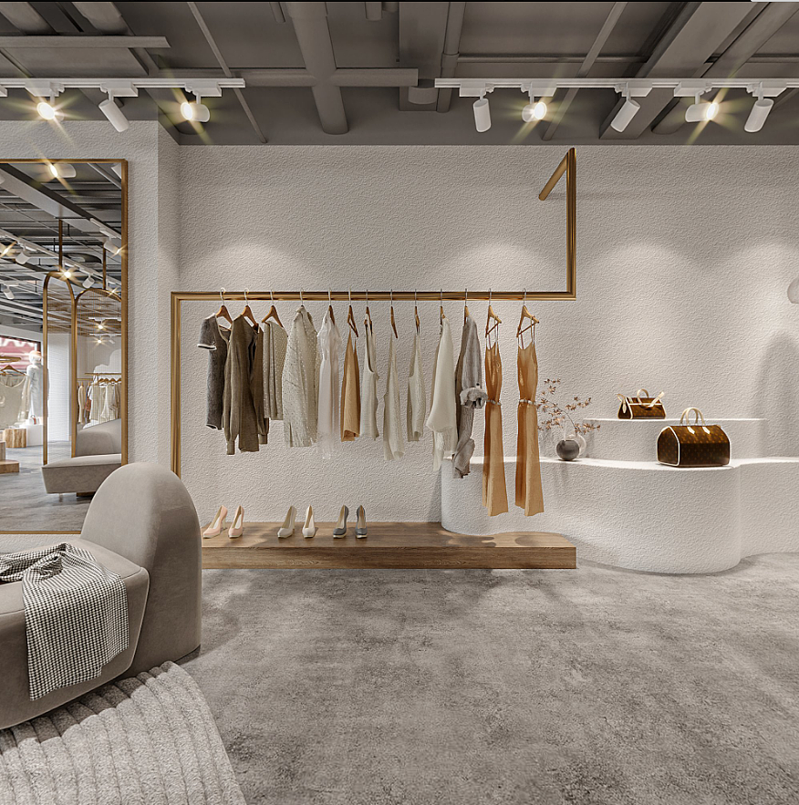 服装店设计|空间|家装设计|张美丽效果图 - 原创作品 - 站酷 (zcool)