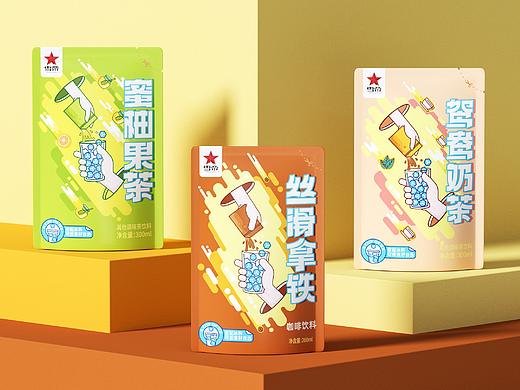 雪帝“1+1”冰饮系列包装