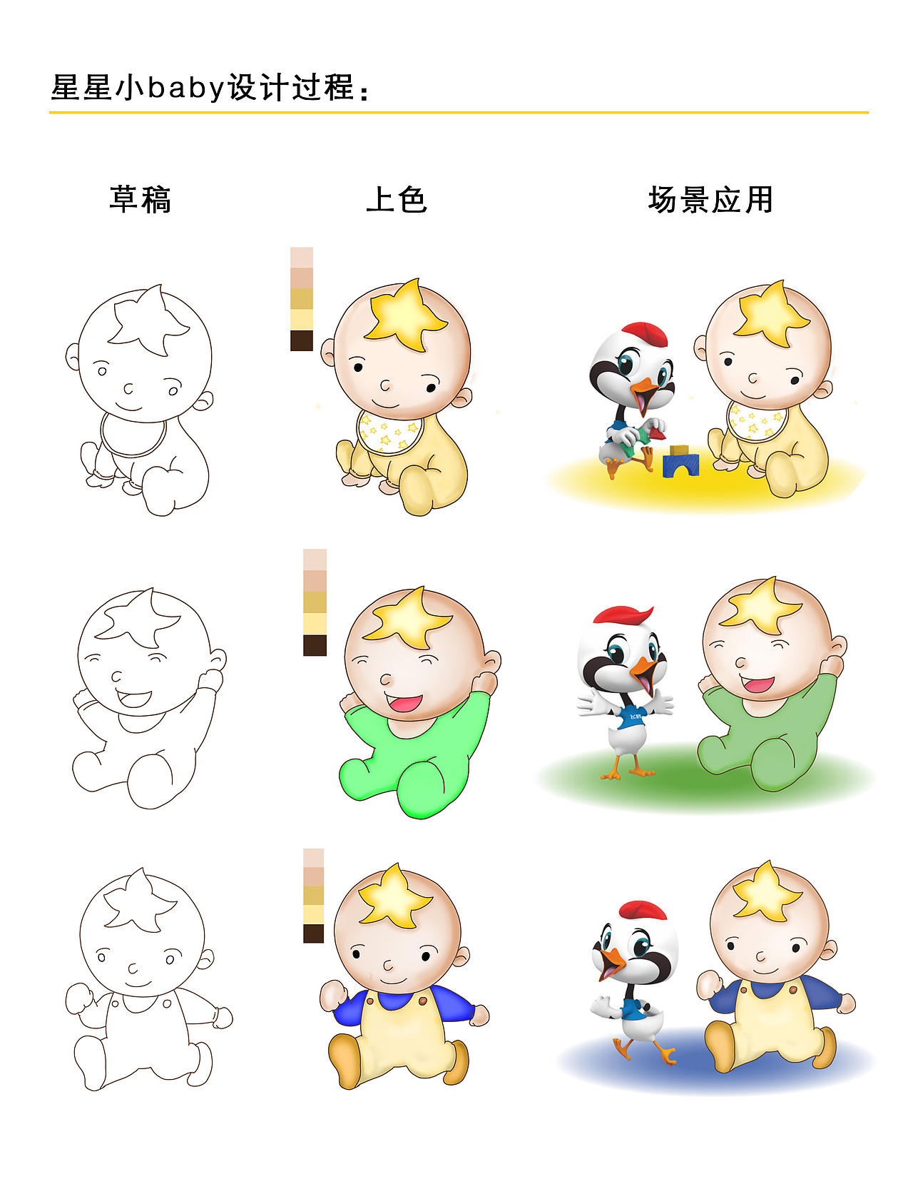 鹤小飞与星星小baby健康成长三阶段（图ZNjg0ODk1ODQ=） - 包装 - 站酷设计师footballnba原创素材 - 站酷ZCOOL