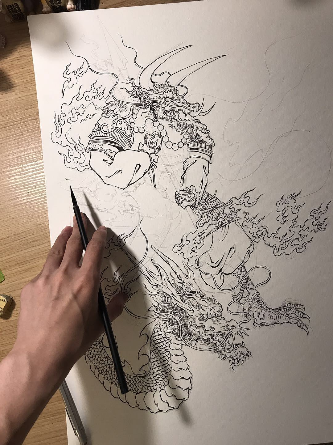 牛魔踏龙神（图ZOTQ3MzI3NDg=） - 绘画 - 站酷设计师守望者Swangzhe原创素材 - 站酷ZCOOL