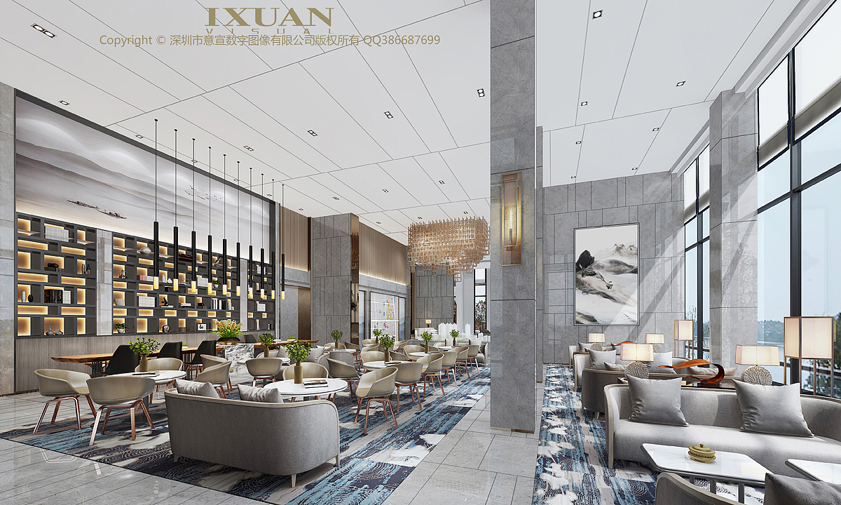 意宣效果图--售楼处效果图（图ZMTQ4OTE4NzY0） - 家装设计 - 站酷设计师深圳意宣原创素材 - 站酷ZCOOL