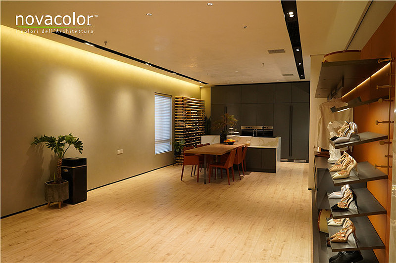 novacolor艺术涂料上海徐汇区效果图