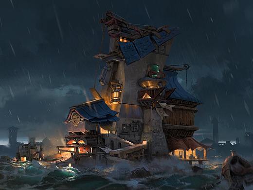 海上建筑-2