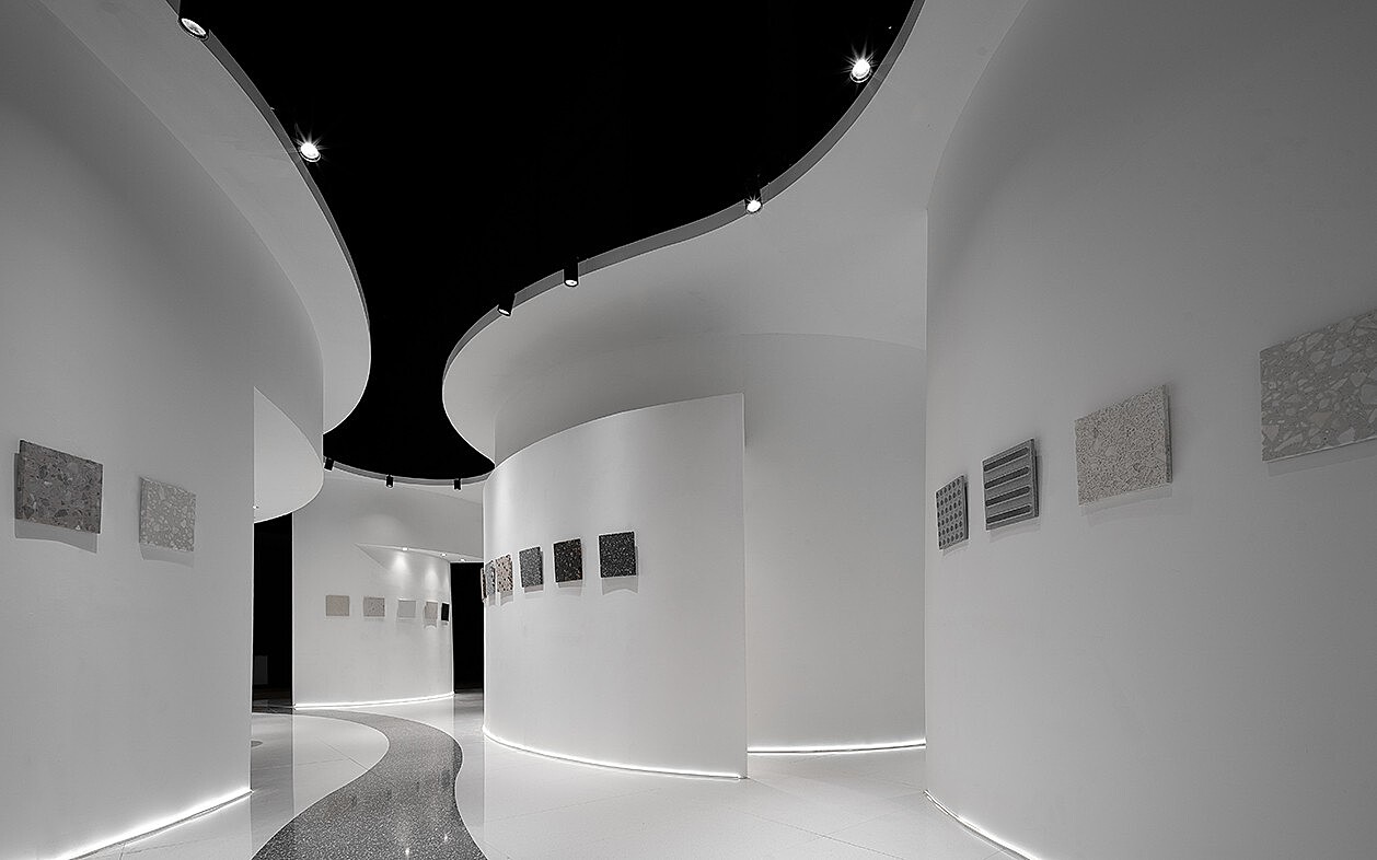 激发视觉联想的“太空”石材展厅 | 磐洲设计-设计案例-建E室内设计网