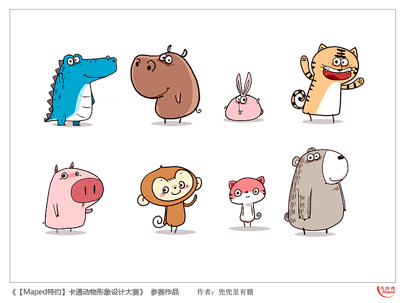 动物系列（图ZMjMxNDMwNA==） - 概念设定 - 站酷设计师吾皇的白茶原创素材 - 站酷ZCOOL