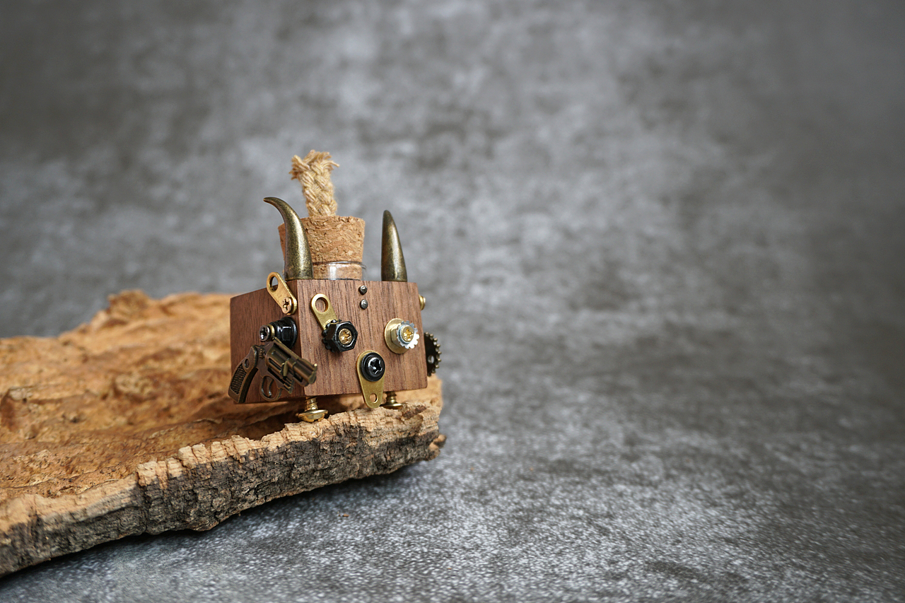 12星座手工实木精油香薰瓶桌面摆件