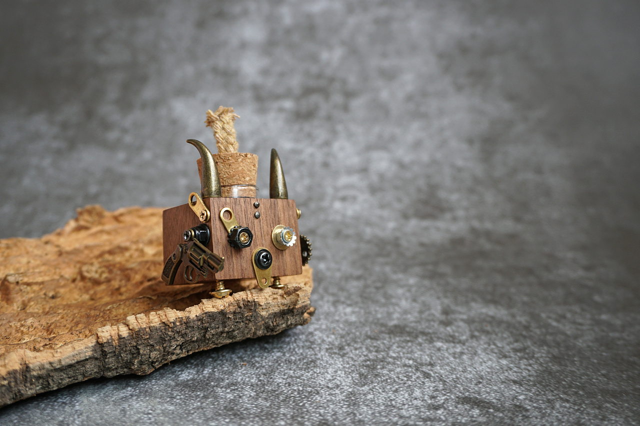 12星座手工实木精油香薰瓶桌面摆件