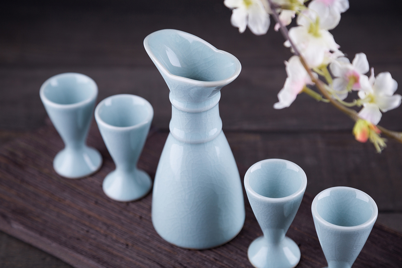 汝瓷酒杯拍摄 酒具拍摄