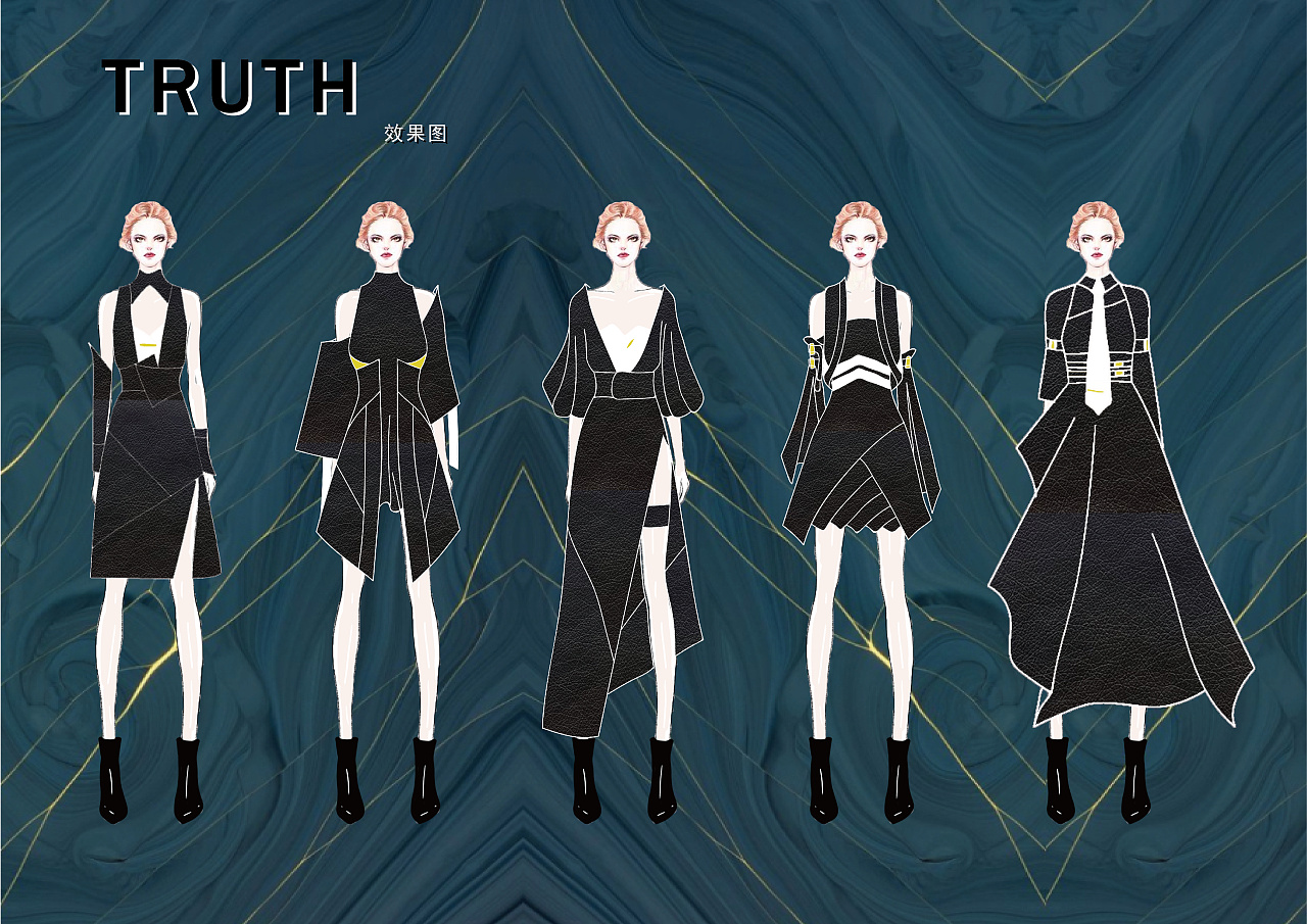 服装设计效果图 - 原创作品 - 站酷(zcool)