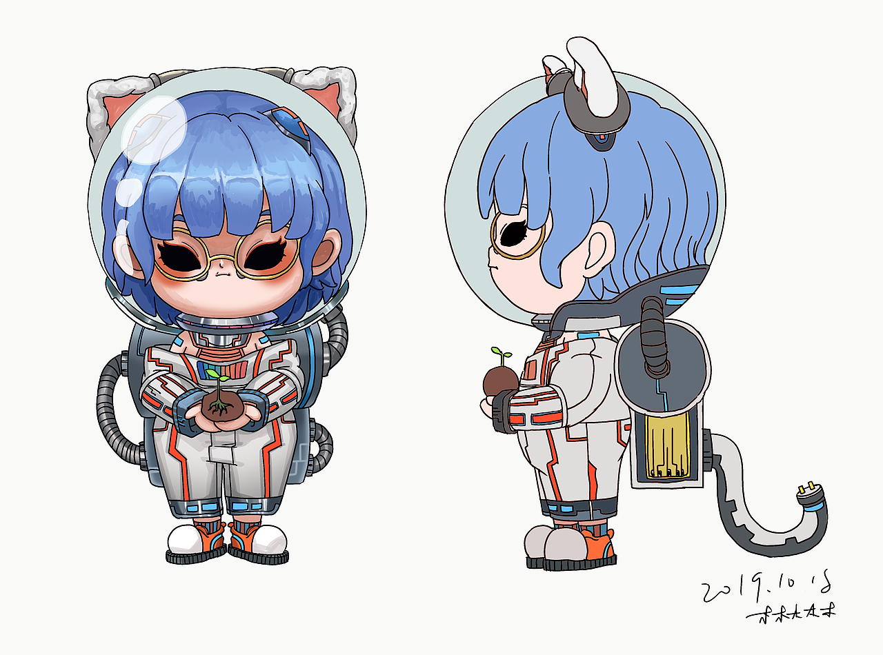 盲盒手办设计,近几个月的创作心得_木木木暮暮-站酷zcool