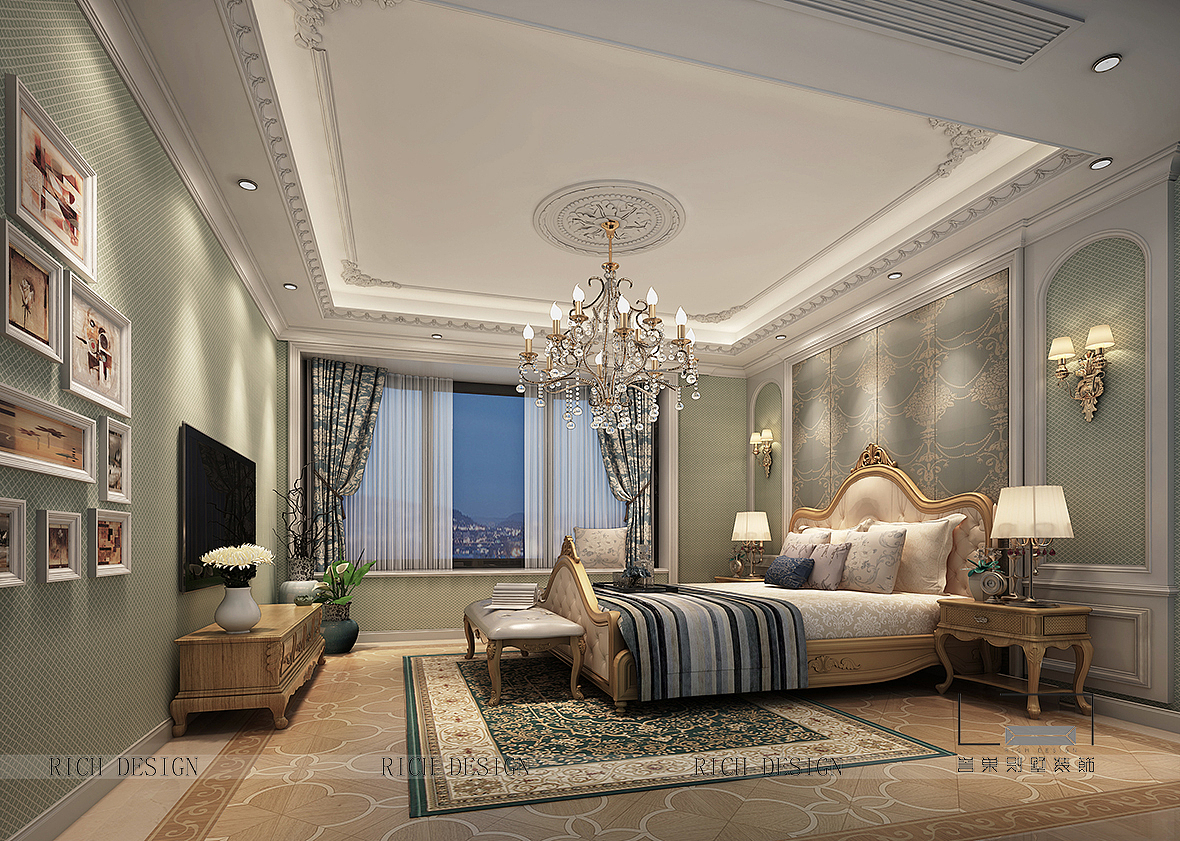 九号公馆别墅法式装修装饰,深圳南山装修公司