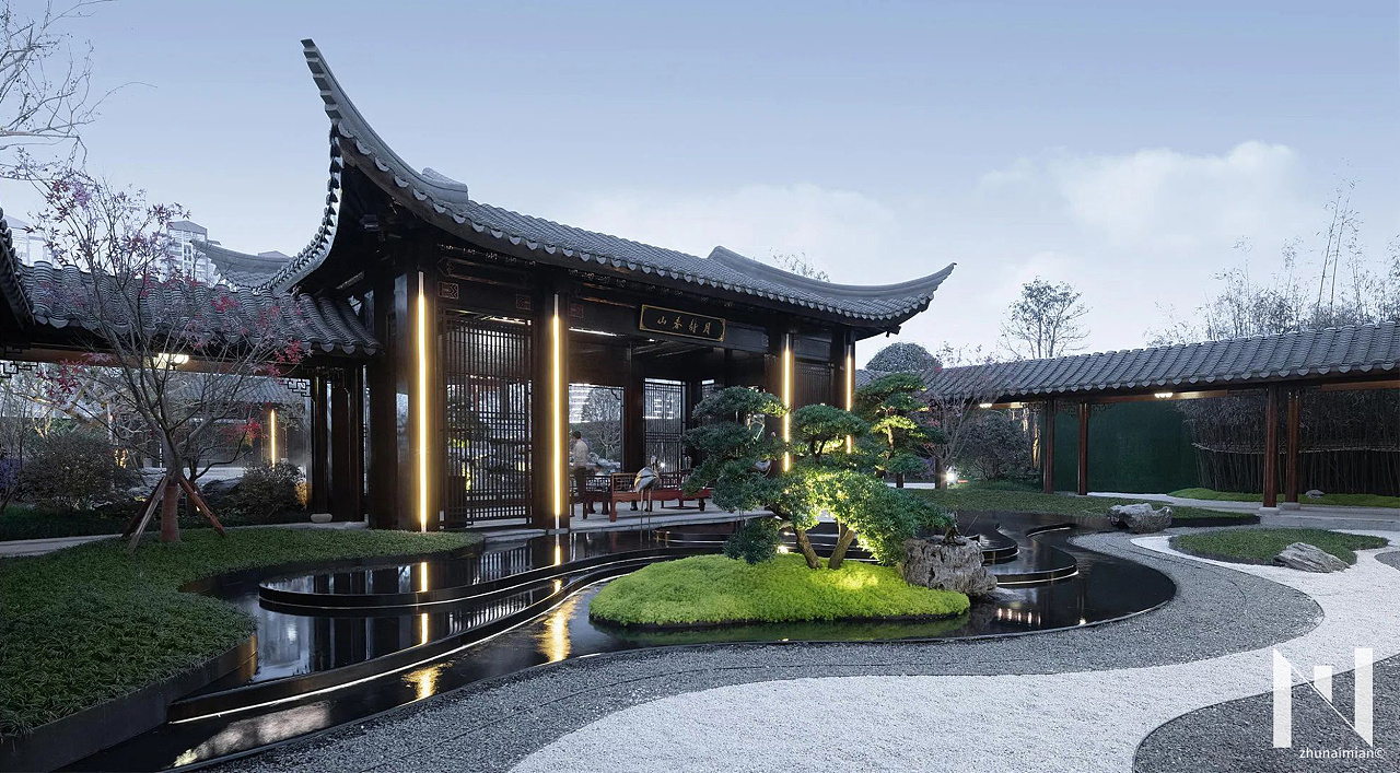 2020 04 中式住宅示范区景观