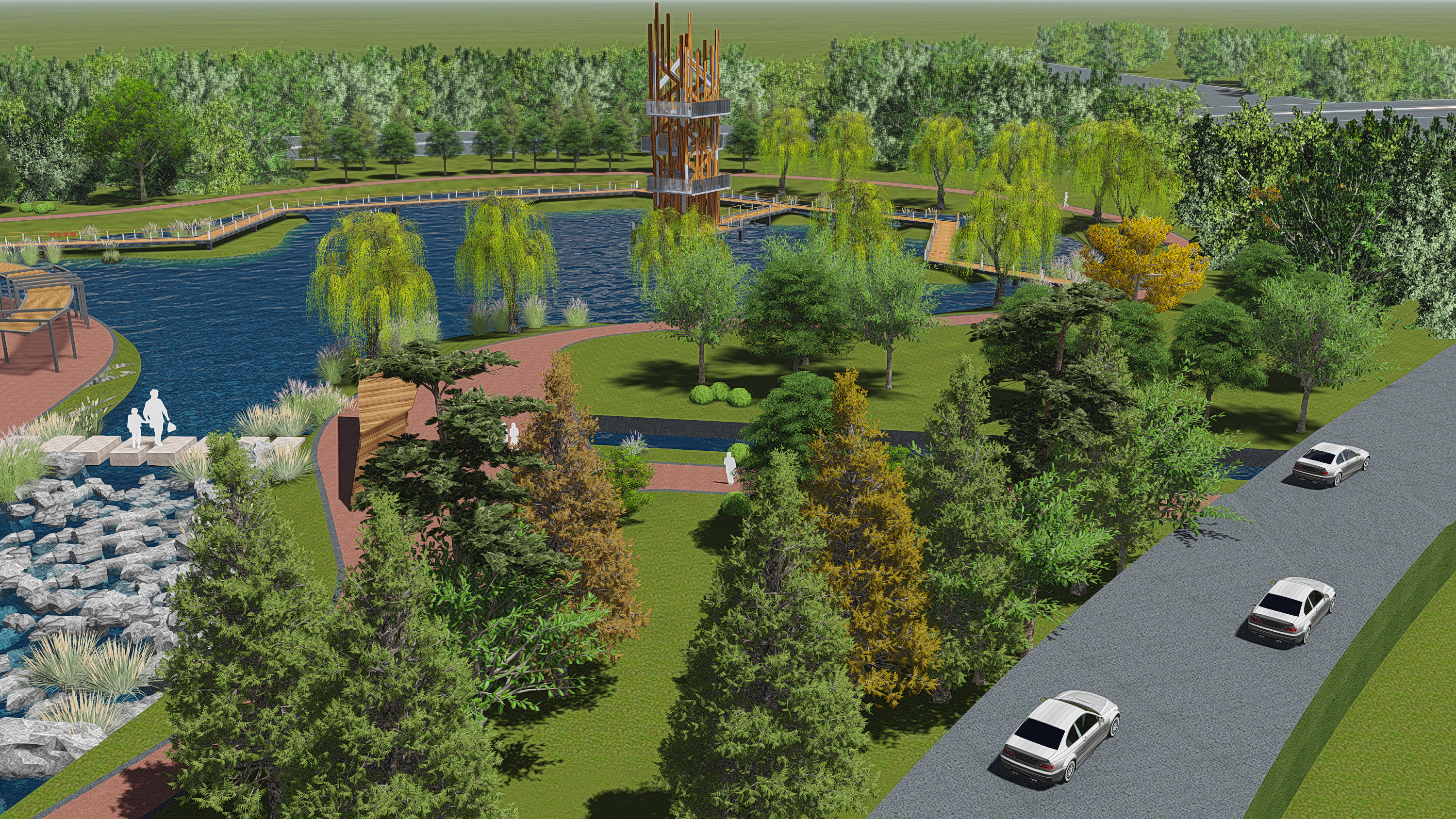 lumion随便画画|空间|景观设计|糯米米米 - 原创作品 - 站酷 (zcool)