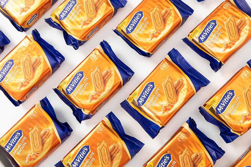 麦维他焦糖饼干电商拍摄作品