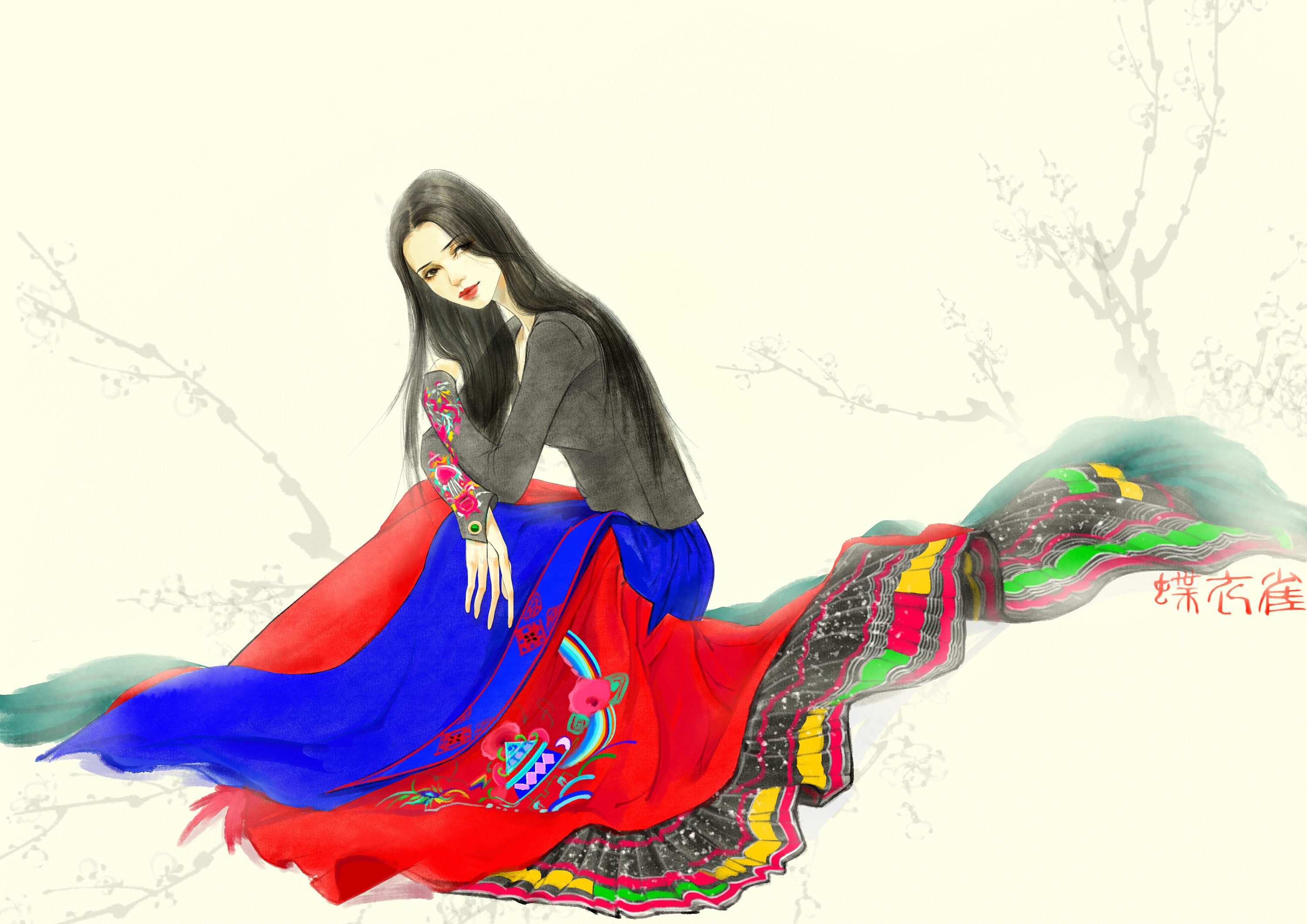 民族风插图练习