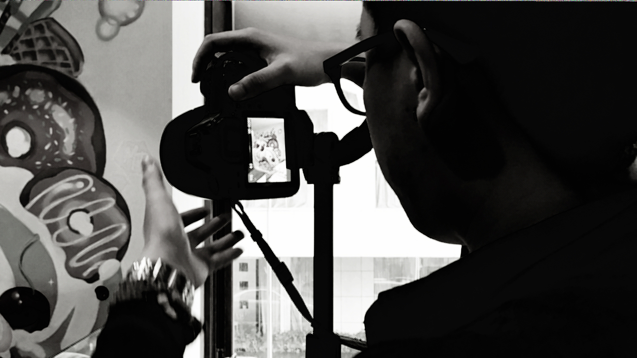 珠海涂鸦 【雾点原创涂鸦】珠海闺蜜庄园Great Me