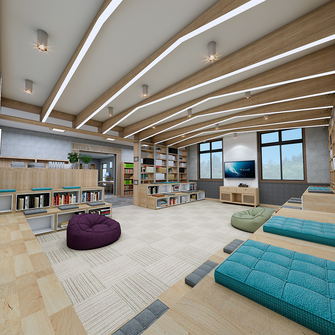 某中学图书馆设计方案